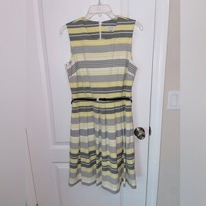 Calvin Klein sleeveless A-line dress with pockets